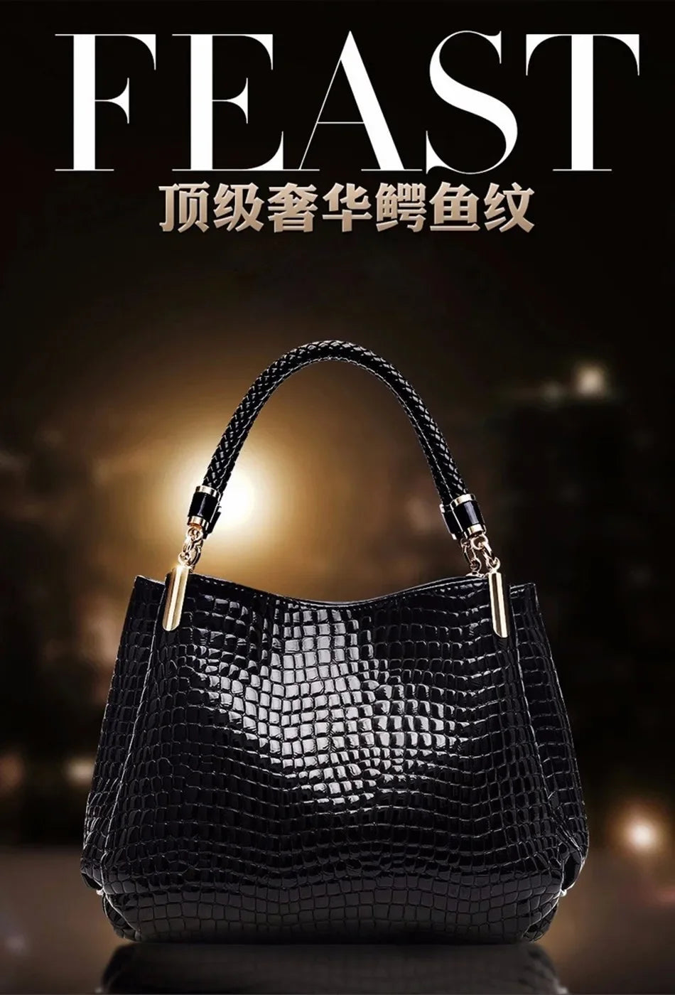 Famous Designer Brand Bags Women Leather Handbags 2023 Luxury Ladies Hand Bags Purse Fashion Shoulder Bags Bolsa Sac Crocodile