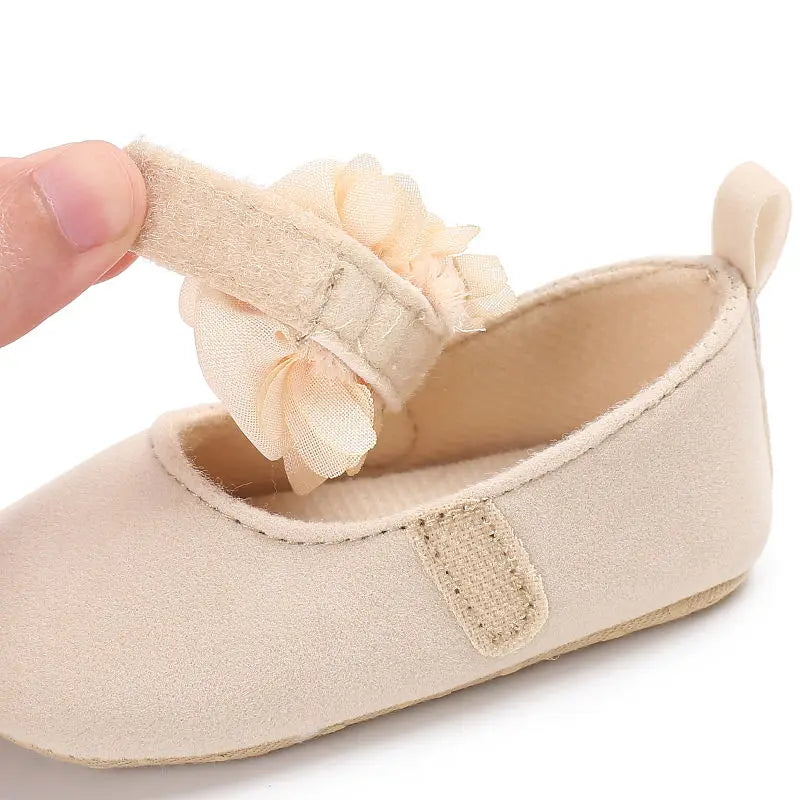 Infant Newborn Soft Sweet Mary Jane Baby Shoes Kids Wedding Party Dress Footwear Children Princess First Walker Baby Girl Shoes