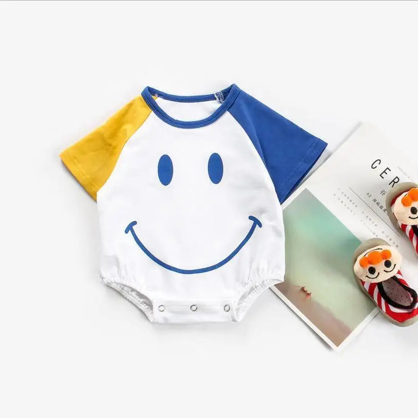 Summer Baby Girl Boy Clothing Gentleman Shirt Romper Body Lapel Short Sleeves Newborn Outfits Toddler Infant Jumpsuit