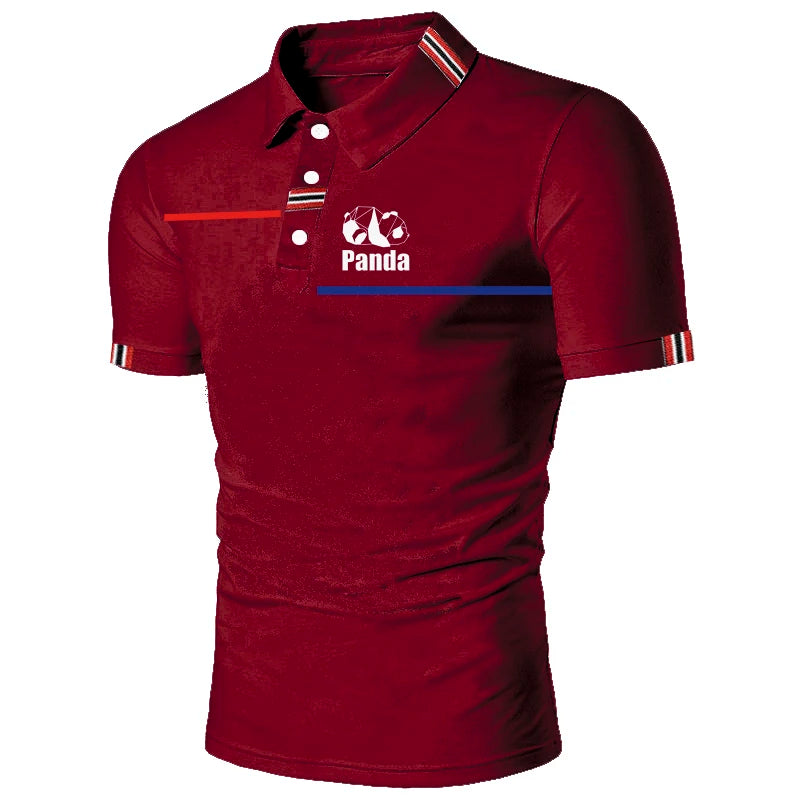 Summer Men's High Quality Polo Shirt Casual Sportswear Short Sleeve Lapel T-shirt Loose Fashion Clothing Golf Top