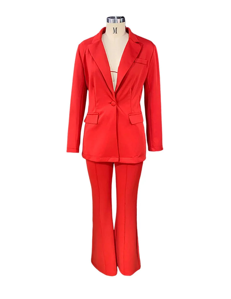 Women's Elegant Double-Breasted Blazer with Puff Sleeves and Faux Pockets - White, Long Sleeve, Mid-Length, High Stretch Fabric, Perfect for Spring and Fall, Everyday Chic, Formal Office Wear | Classic Notched Lapel | Functio