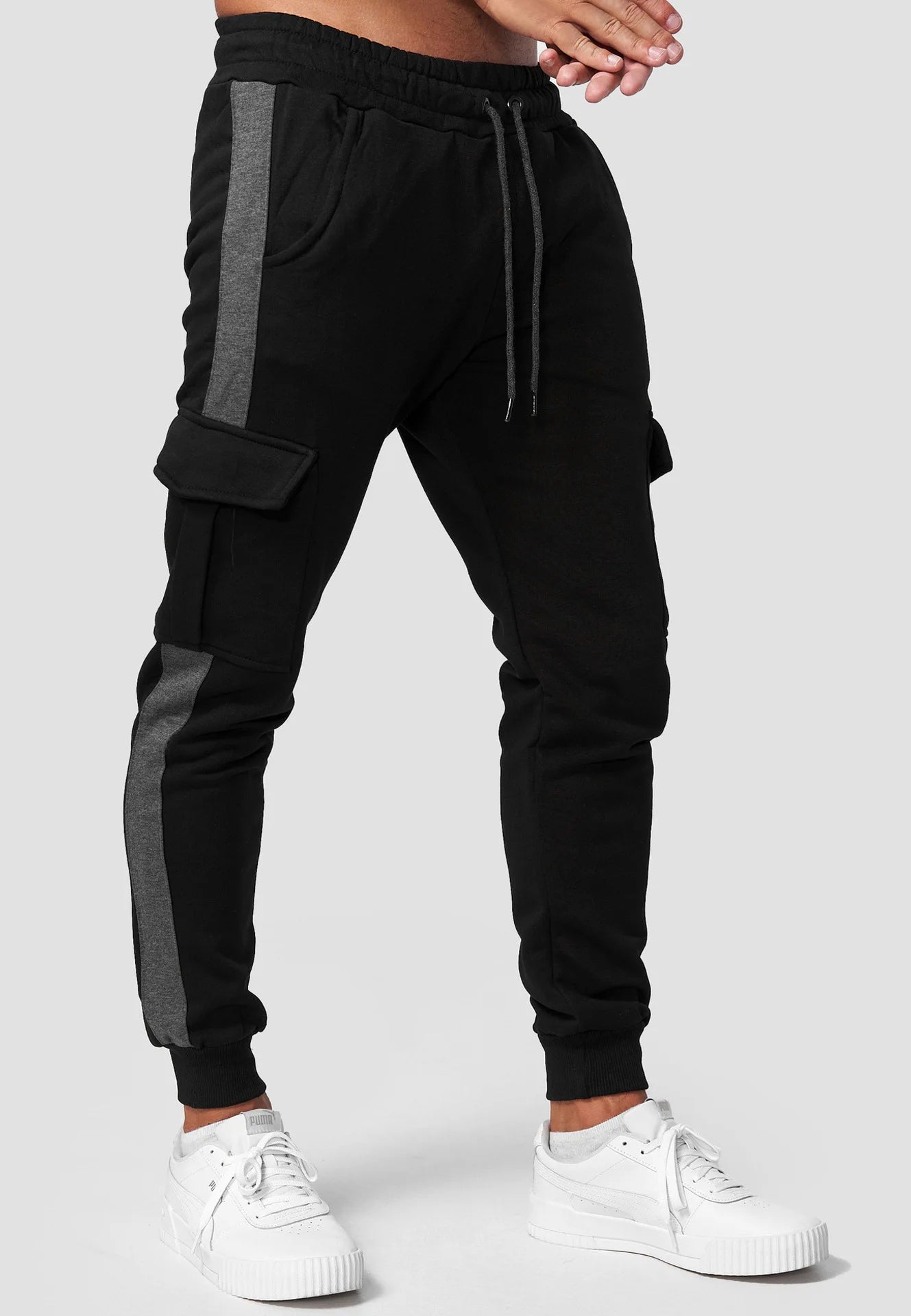 New Winter Sweatwear Men Plush Fleece Sweatpant Lambswool Thermal Trousers Casual Pants Windproof Warm Cotton Pants