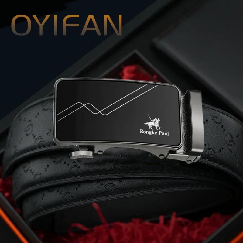 Fashion designer belts men's belts quality belts cowhide belts ratchet belts automatic buckle belts