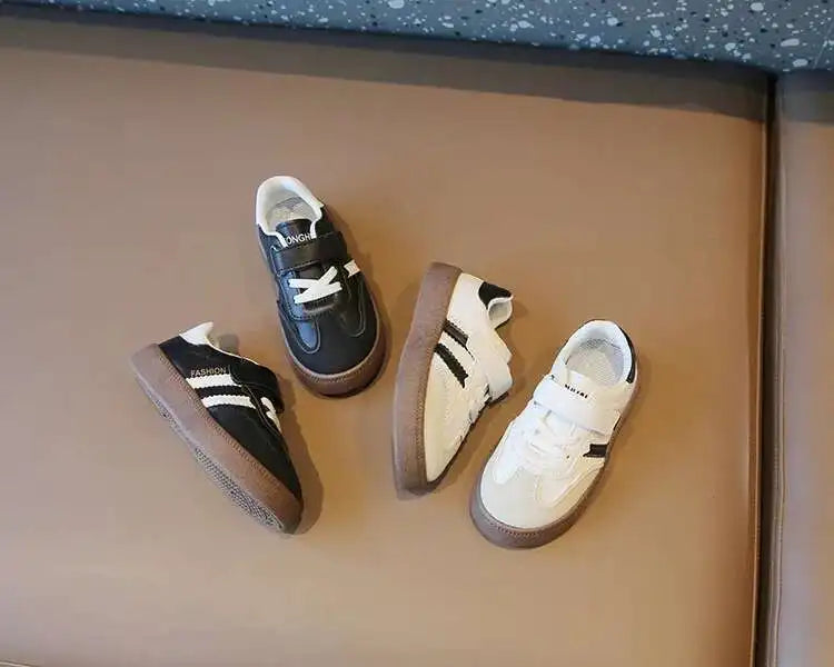 Spring Autumn Kids Sport Training Shoes Children Moral Training Fashion Sneakers Boys Girls Soft Soled Casual Shoes Skate Shoes