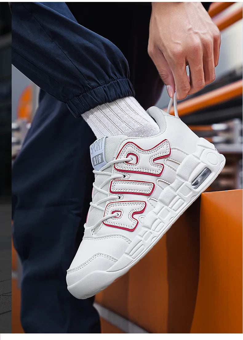 Men's Trendy Casual Sneakers Spring and Autumn Lightweight Durable Shoes AIR Vintage Basketball Shoes Comfortable Running Shoes