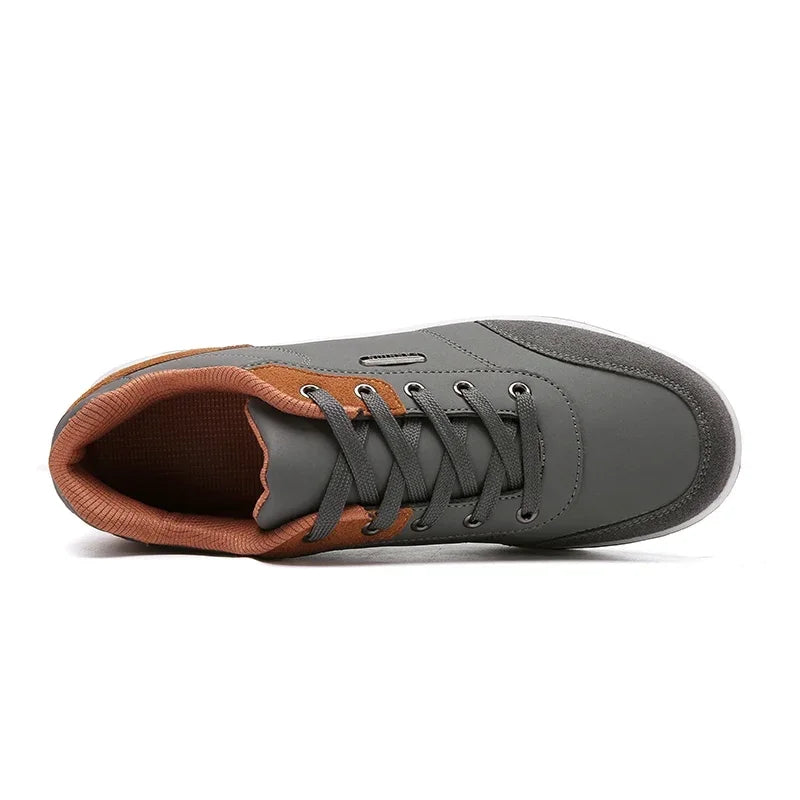 New Men Shoes Spring Autumn Waterproof Walking Sneakers Leisure Male Leather Sports Shoes Non-Slip Footwear Tennis for Men