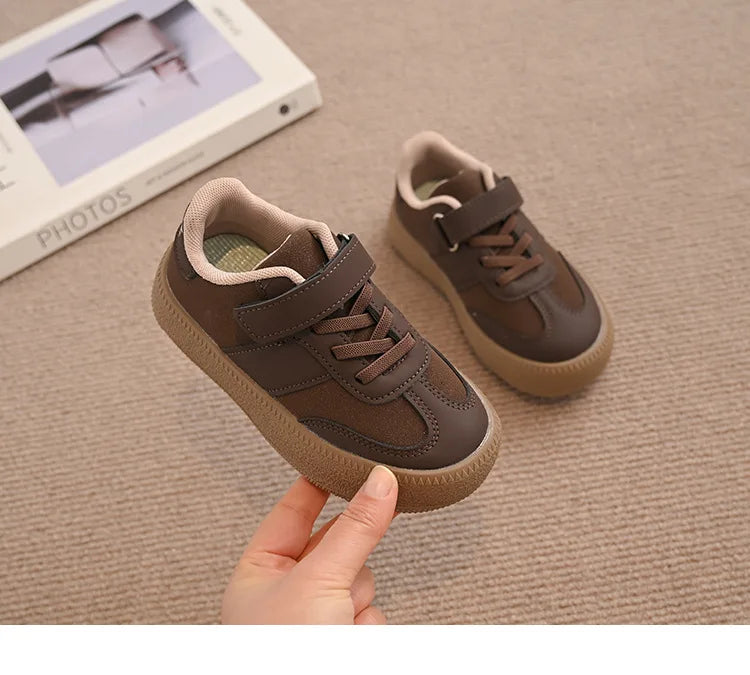 Children Casual Sports Shoes 2025 Spring New Girls Running Shoes Kids Sneakers Fashion Single Shoes Boys Leisure Walking Shoe