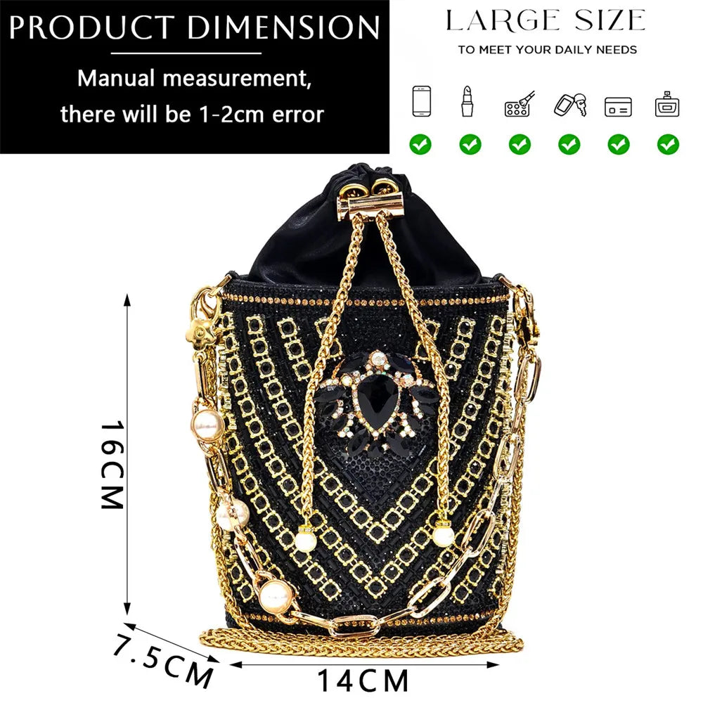 Nigerian Heel Party for Women Blue Color Shoes and Bag Set Rhinestone Handbag Italian Design Wedding INS 2025