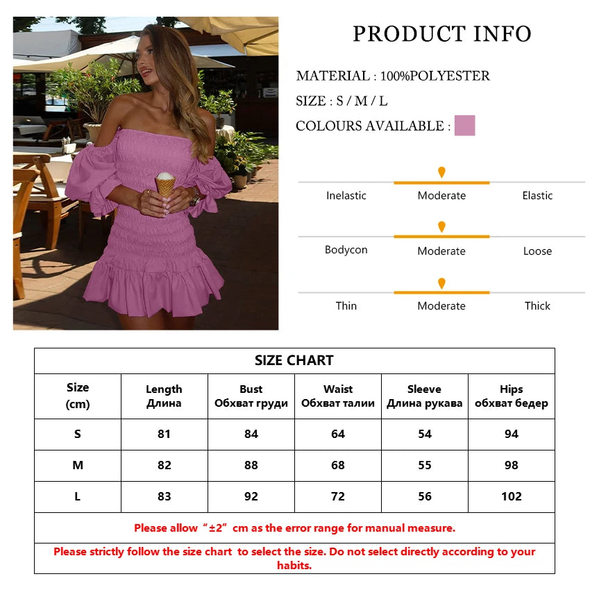 Clacive Bodycon Pink Linen Dress Ladies Sexy Chic Strapless Short Sleeve Mini Dress Elegant Pleated Party Dresses For Women 2025