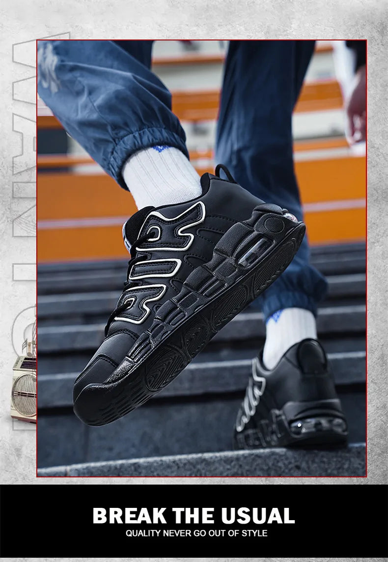 Men's Trendy Casual Sneakers Spring and Autumn Lightweight Durable Shoes AIR Vintage Basketball Shoes Comfortable Running Shoes