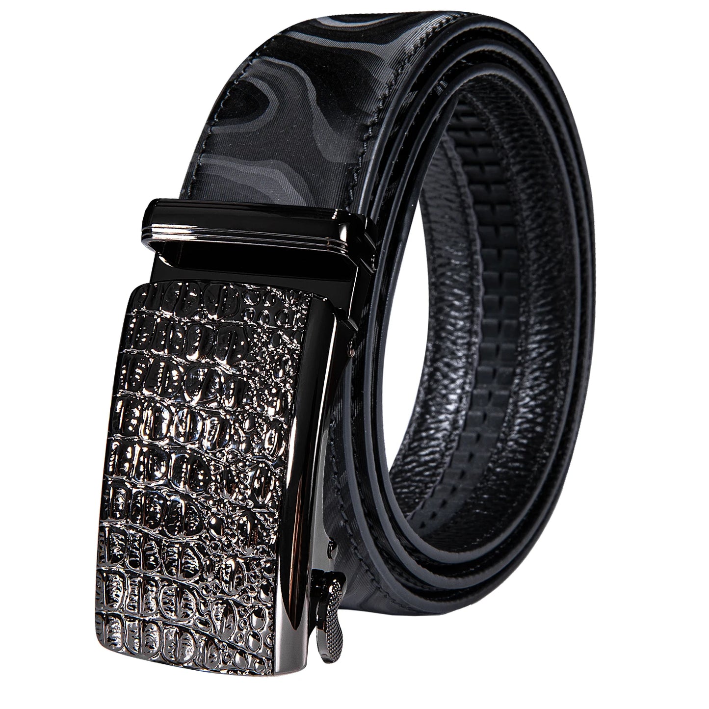 High Quality Mens Belts Black Brown Blue White Green Leather Straps Casual Gold Automatic Buckles Waistband Belt for Men Wedding