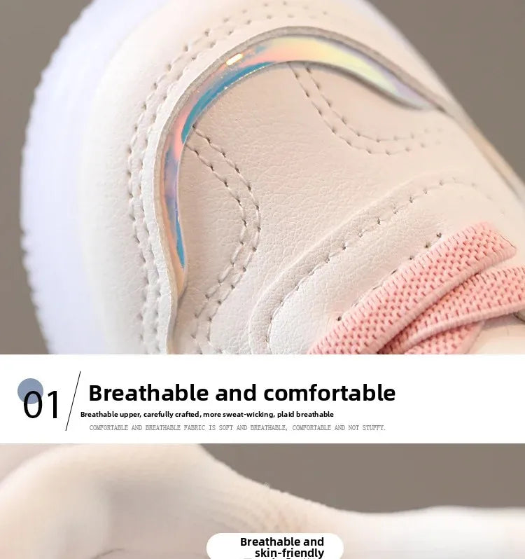2025White Casual Shoes For Baby Boy Girl Brand Children Sneake Kids Shoes Toddler Walking Shoes Size 1
