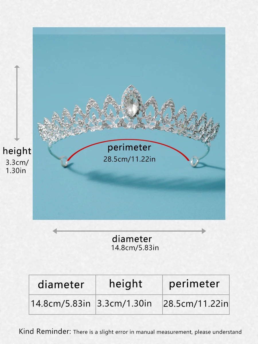Itacazzo bridal headwear crown, classic Tiras suitable for women's weddings and birthday parties