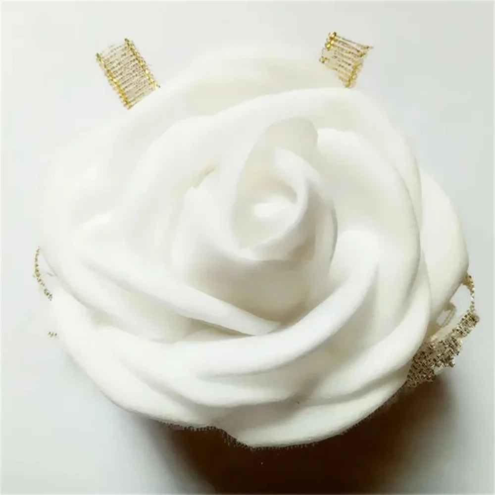 10Pcs Artificial Rose Wrist Flower Team Bride To Be Bridesmaid Gift Wedding Decoration Bridal Shower Bachelorette Party Supplies