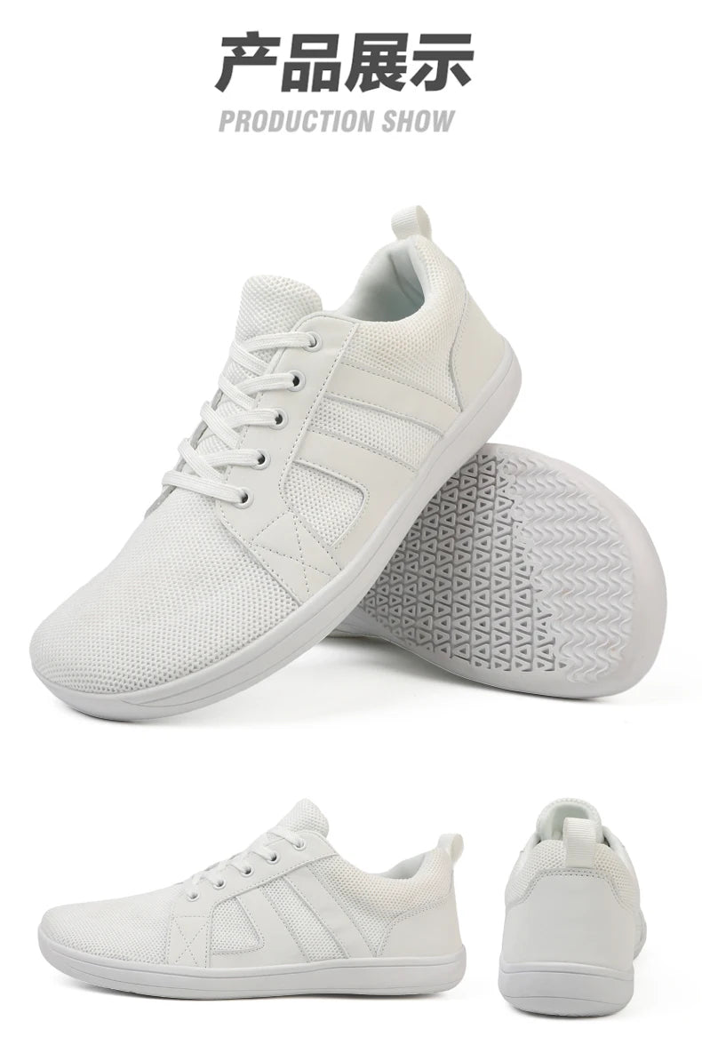 Unisex Wide Barefoot Shoes Comfortable And Breathable Casual Sports Shoes Minimalist Walking Shoes