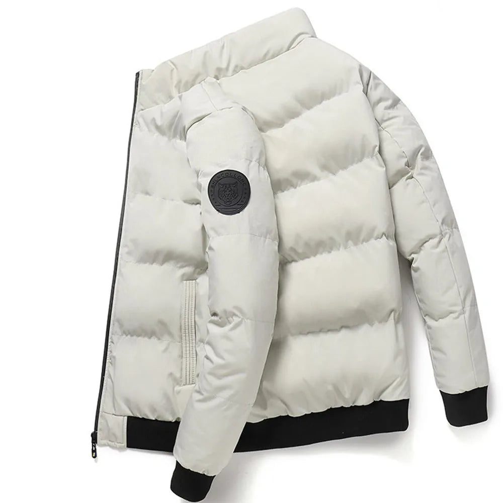 Mens Winter Jackets and Coats Cotton Outerwear Clothing 2024 New Parkas Jacket Men's Windbreaker Thick Warm Male M-5XL