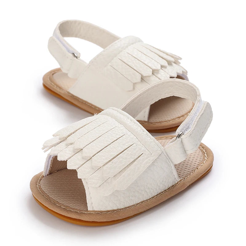 VALEN SINA 0-18 Months Newborn Girl White Baptism Shoes Bow Non-slip Rubber Soft-Sole Flat PU First Walker Mary Janes