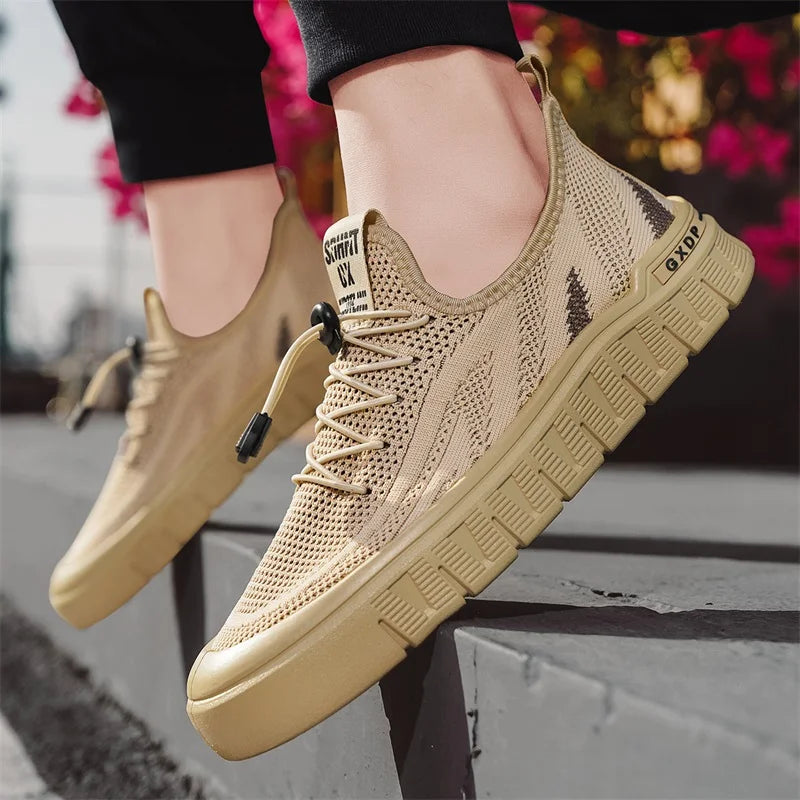 Sneakers Man Summer Design Comfortable High Quality Vulcanize Shoes for Men Non-slip Running Sports Casual Walking Comfortable