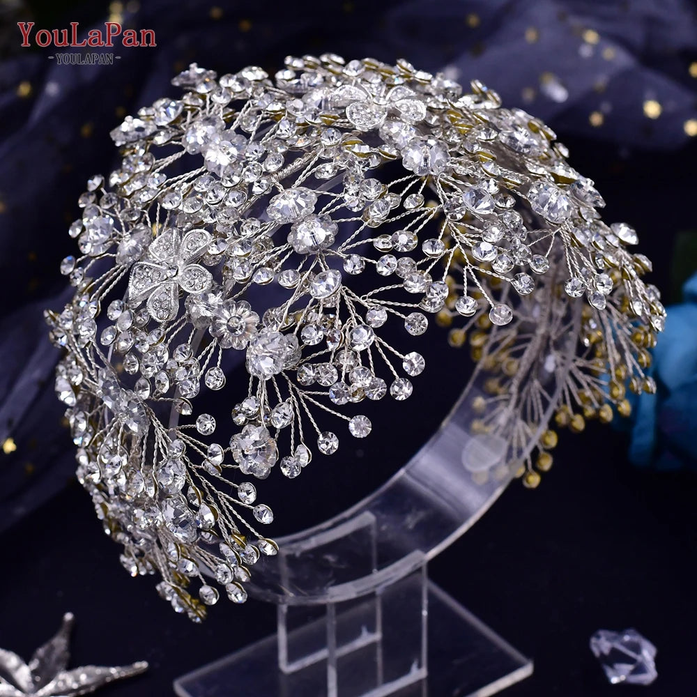 YouLaPan Luxury Women Belts Bling Rhinestone Accessories For Wedding Brides Alloy Flower Belts For Bridesmaid Dresses Sash SH240