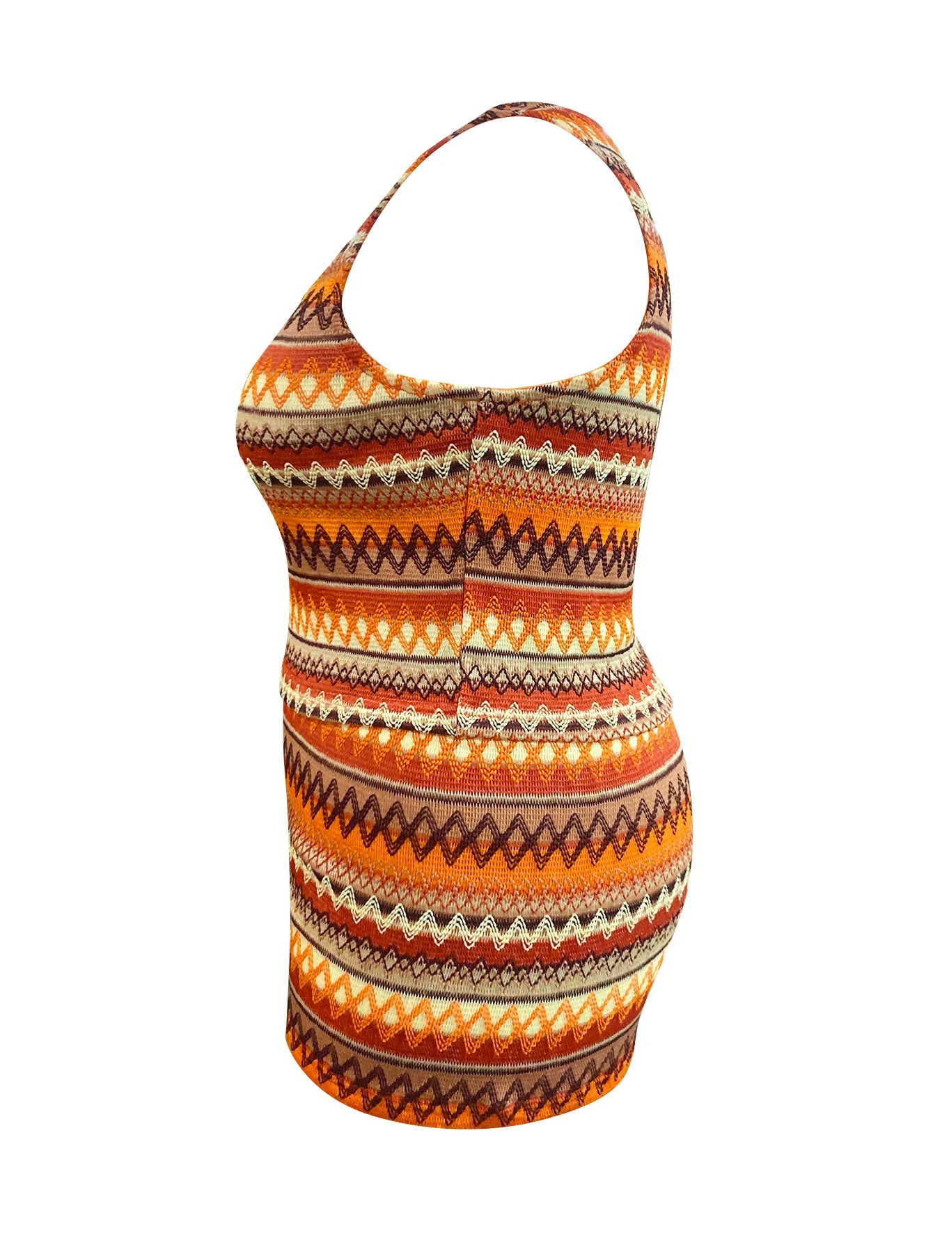 LW Plus Size shorts sets Cami Geometric Print Knit Shorts Set summer sleeveless cami tank + shorts sets casual Two pieces set