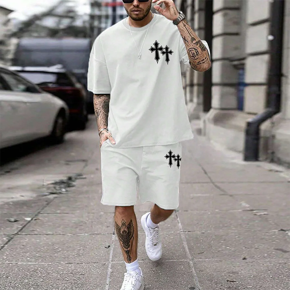 Popular Men S Casual Suit Oversized Loose Sweat Wicking Lightweight Non Damaging To The Skin Wear Resistant And Non Pilling