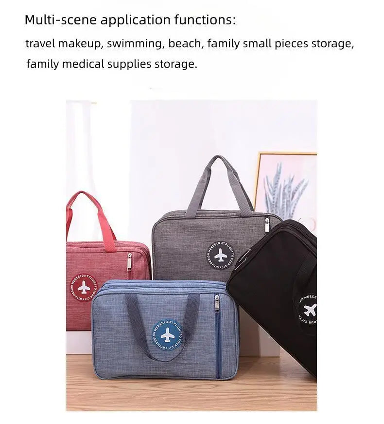 Waterproof Travel Cosmetic Storage Bag Portable Makeup Bag Large Capacity Travel Woman Makeup Travel Mens Toiletry Bag