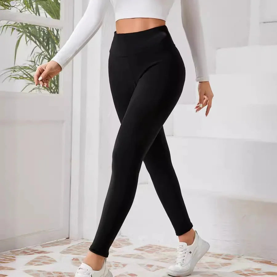 Winter Super Warm Leggings Women High Waist Thermal Pants Thicken Slim Elastic Tights Stretch Outdoors Pants