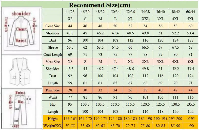 Men Suits 3 Pieces Tailored Best Man Groom Wedding Tuxedo Slim Fit Jacquard Two-color Blazer Jacket Vest Pants Tuxedo Clothing