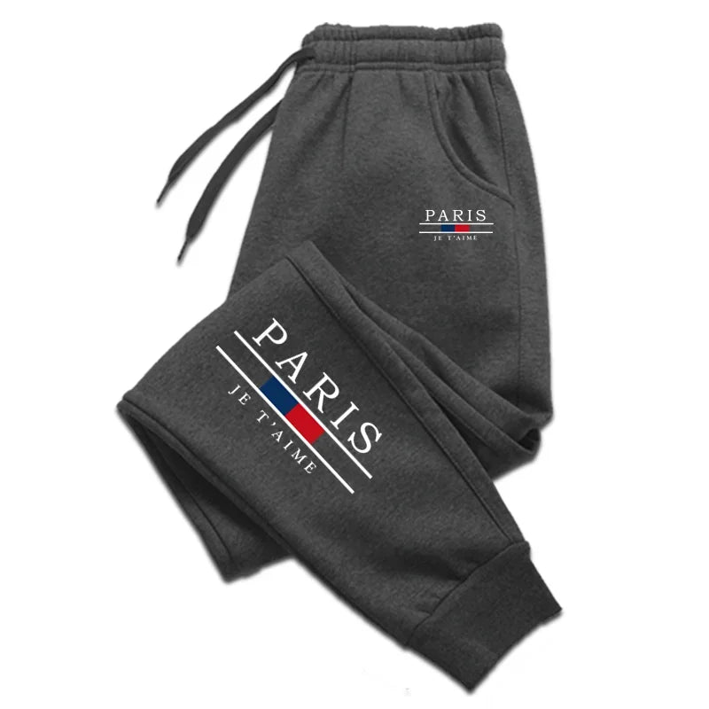 2024 men's fashion luxury brand autumn and winter new men's pants sports jogging fitness running pants Harajuku street wei pants
