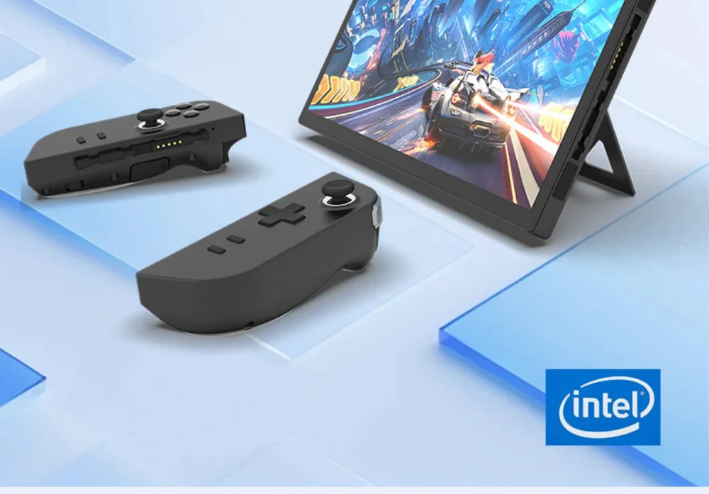 Mini Win dows Gaming PC 10.5 Inch Touch Screen Intel N95 2.0MP Camera mini laptop Detachable Gamepad Portable Handheld Gaming PC
