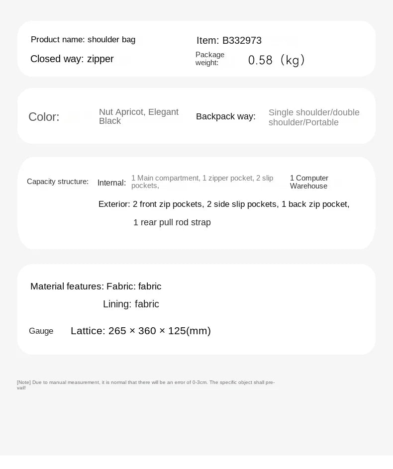 GOLF Laptop Backpack Women Elegant 14 inch Notebook Bags Waterproof Backpacks Woman Work Back Pack Casual Multi Pockets Bagpack
