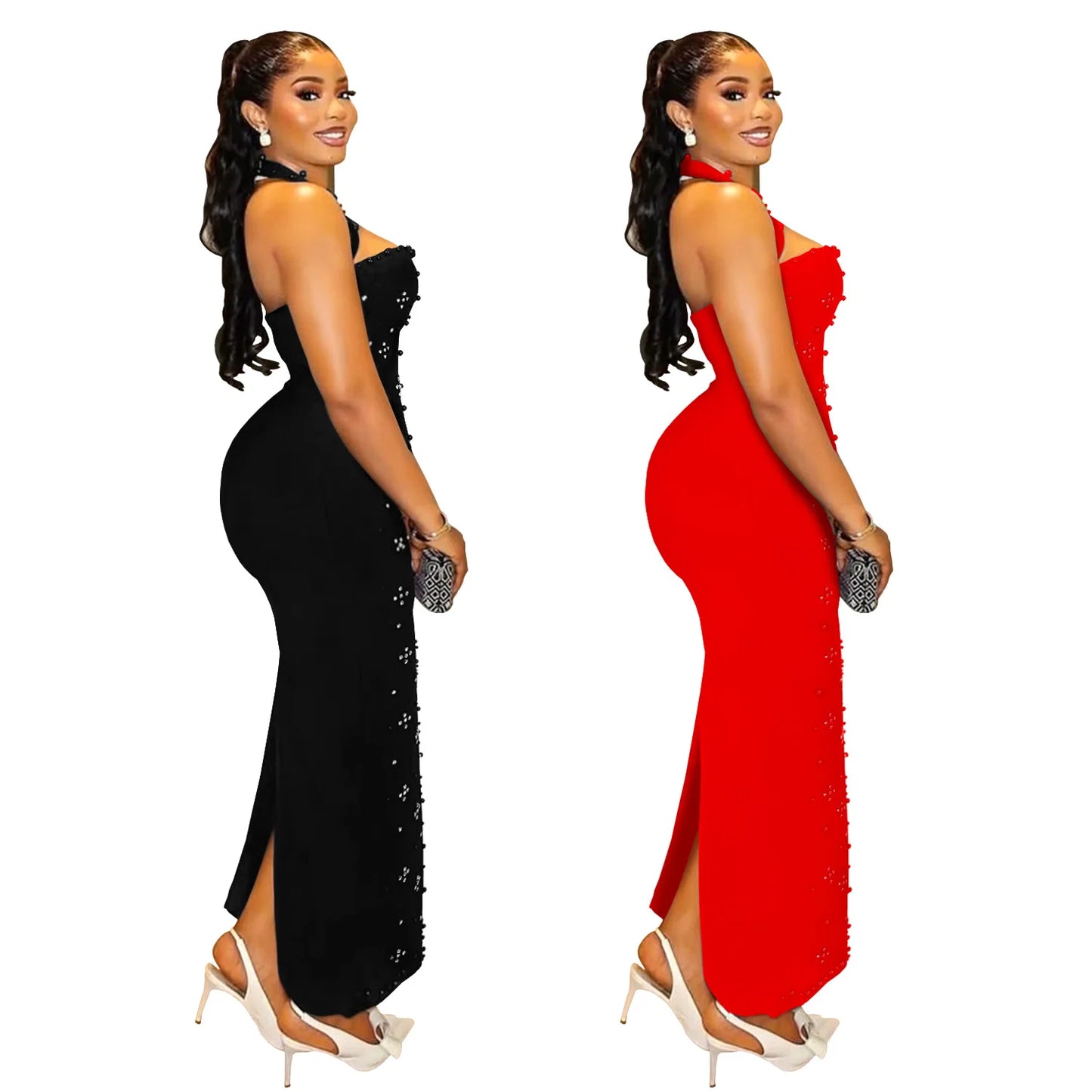 African Dresses For Women Elegant Dashiki Summer Spaghetti Straps Maxi Dress Ladies Traditional Africa Clothing Fairy Long Dress