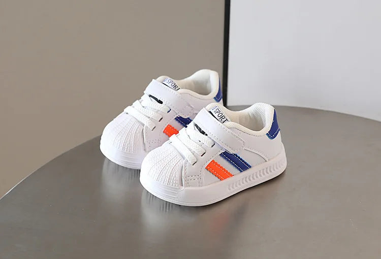 New Baby Shoes Spring Autumn Soft Soled Toddler Shoes Boys Sports Shoes Boys New White Shoes For Girls Breathable Non-slip