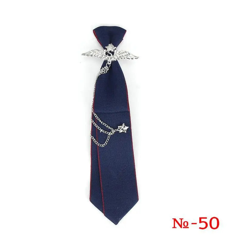 Retro Fabric Ribbon Rhinestone Black Bow Tie Collar Bowkont Cravat School Girl Boys Gifts for Women Clothing Jewelry Accessories