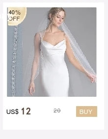 Luxury Cathedral Long Wedding Veil Crystal Organza Beaded Bridal Veil with Rhinestone Edge 1 Tier Soft Wedding Accessories G134