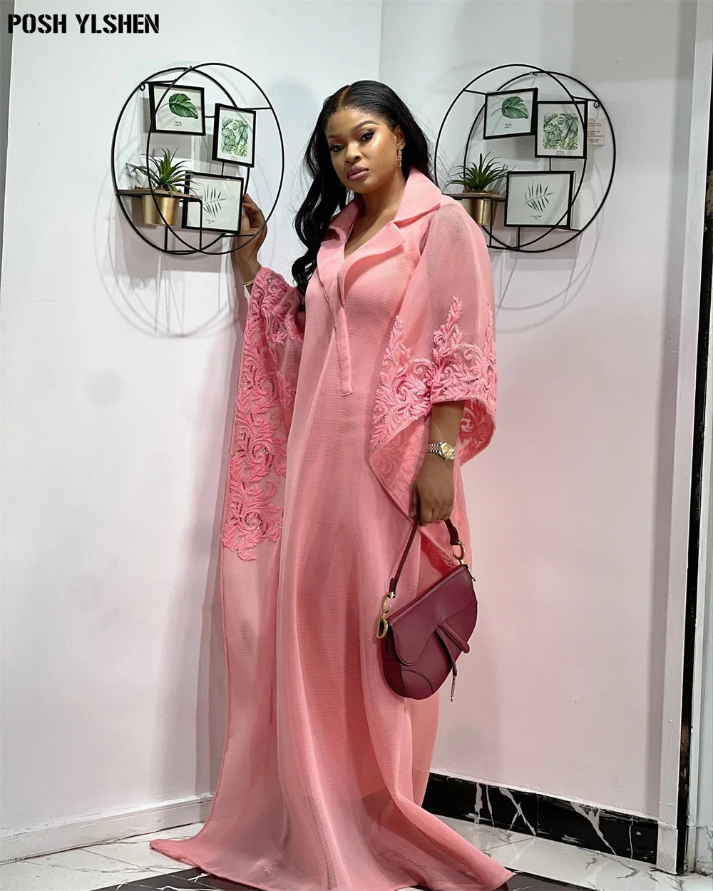 Plus Size Abaya African Dresses for Women 2025 New Traditional Nigeria Embroidery Caftan Dress Abaya Musulman Robe Femme Clothes