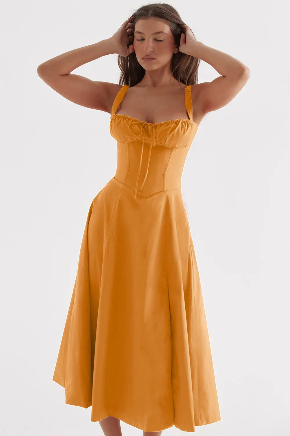 Women Beach Vacation Dress French Lazy Style Dress-Solid Color Or Printed Multi-Color Spring Summer 2025 New Arrival