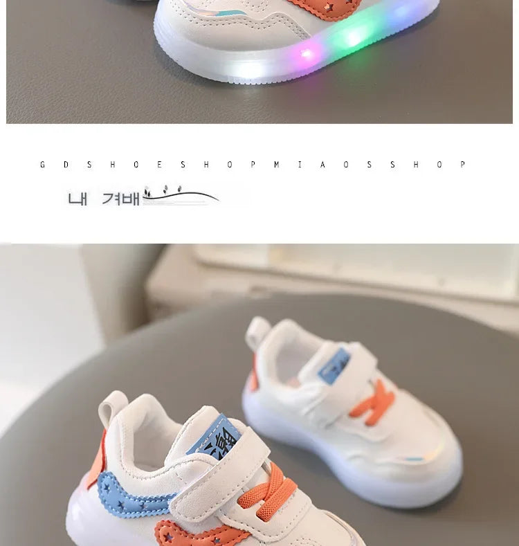 2025White Casual Shoes For Baby Boy Girl Brand Children Sneake Kids Shoes Toddler Walking Shoes Size 1