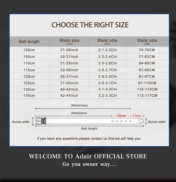 Men Belts Genuine Leather Bussines Fashion Designer Belt Luxury Casual Brand Waistband High Quality Belts for Men Strap HQ239