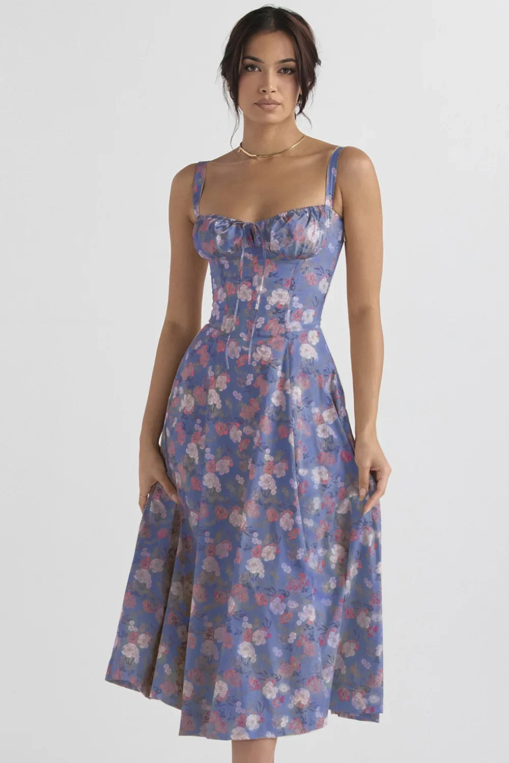 Women Beach Vacation Dress French Lazy Style Dress-Solid Color Or Printed Multi-Color Spring Summer 2025 New Arrival