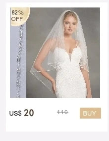 Luxury Cathedral Long Wedding Veil Crystal Organza Beaded Bridal Veil with Rhinestone Edge 1 Tier Soft Wedding Accessories G134
