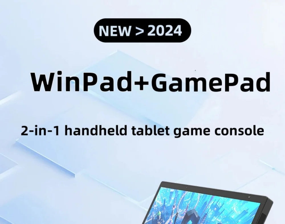 Mini Win dows Gaming PC 10.5 Inch Touch Screen Intel N95 2.0MP Camera mini laptop Detachable Gamepad Portable Handheld Gaming PC
