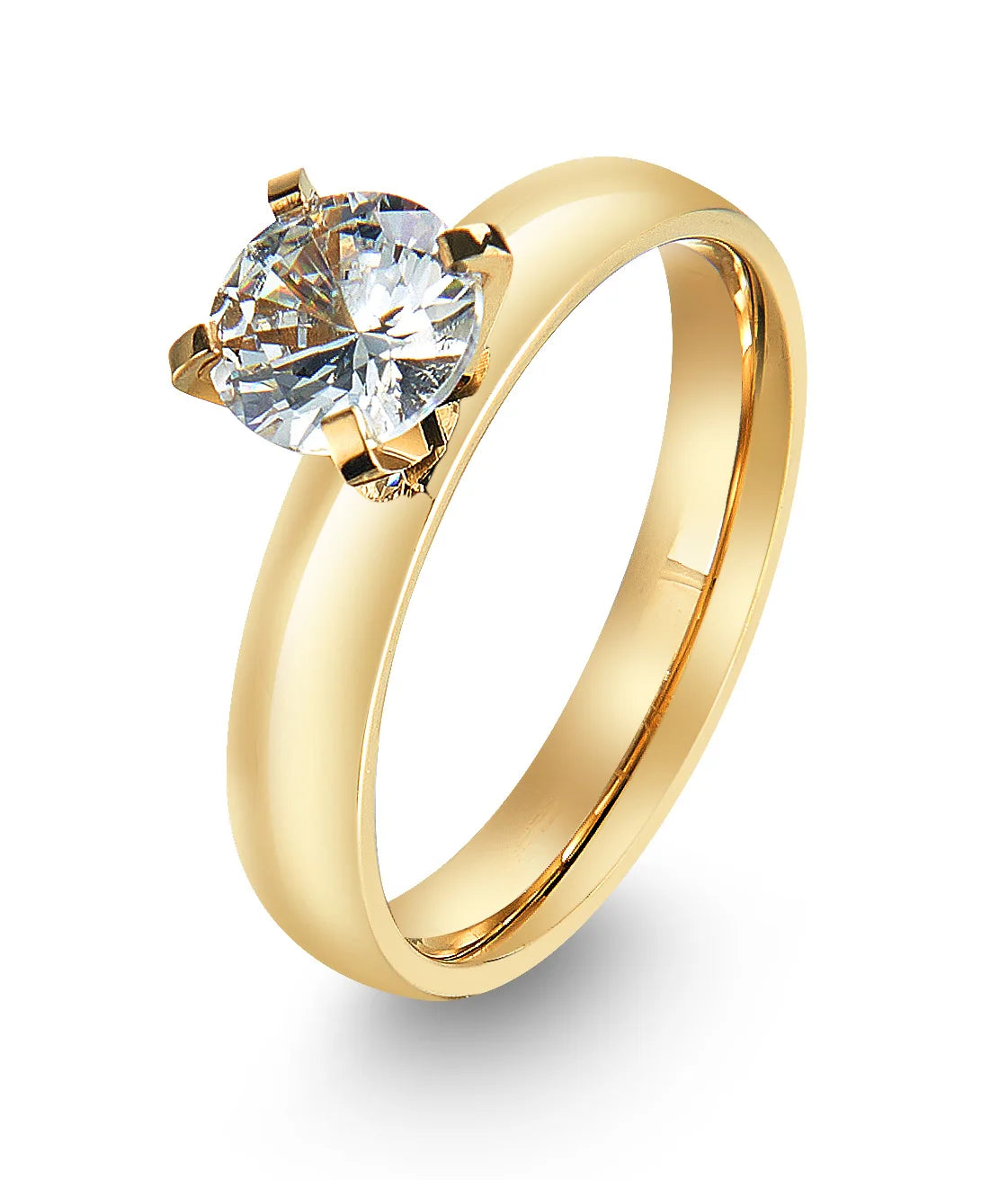 western designer dubai African fine 18k gold plated ladies jewelry cz diamond bridal wedding engagement rings for women girls