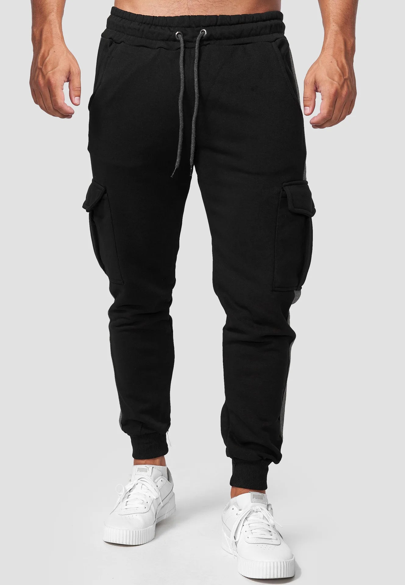 New Winter Sweatwear Men Plush Fleece Sweatpant Lambswool Thermal Trousers Casual Pants Windproof Warm Cotton Pants