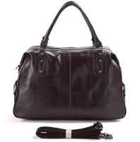 Vintage Waxed Canvas Men Luggage bag Genuine Leather Men Travel Bags Large Duffel Bags Weekend bag of trip Overnight carry on