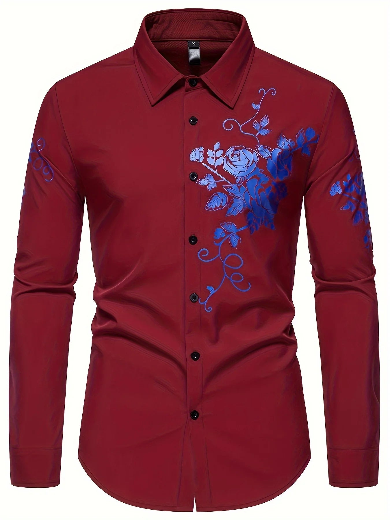 Men's Button Up Shirt Music Notes Collar 3D Print Daily Vacation Long Sleeve Print Clothing Apparel Hawaiian Casual Beach