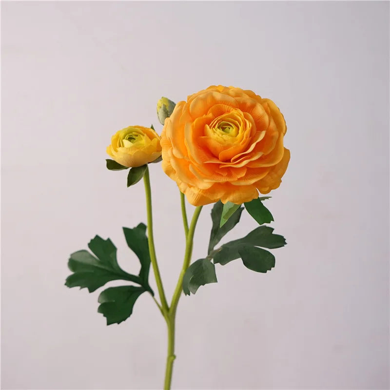 4Pc Hand Feel Moisturizing 3Heads Dew Lotus Artificial Real Touch Flowers Wedding Decor Bridal Bouquet Home Decoration Ornaments