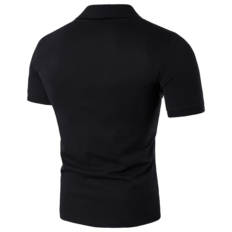 Summer Men's High Quality Polo Shirt Casual Sportswear Short Sleeve Lapel T-shirt Loose Fashion Clothing Golf Top