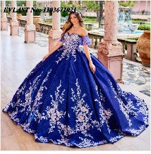 EVLAST Customized Pink Quinceanera Dress Ball Gown 3D Floral Applique Beading Tiered Corset Sweet 16 Vestidos De XV 15 Anos SQ88