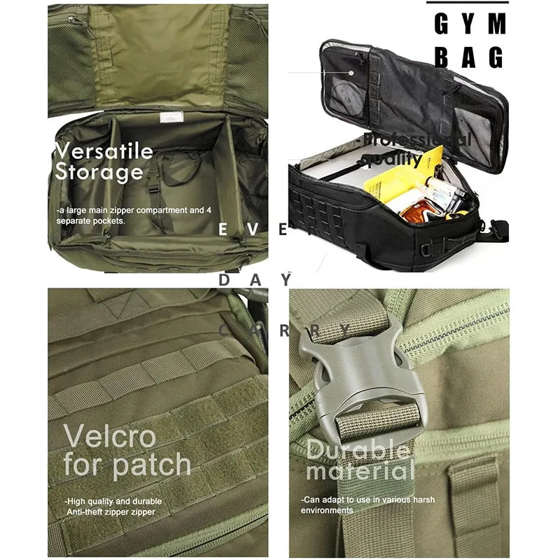 Outdoor Travel Bag Multifunctional Camouflage Bags Sports Handbag Hiking Cross-Country Backpack Large Capacity Hiking Daypack
